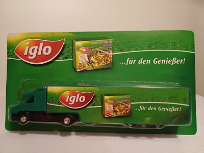 iglo Advertising Truck 1:87 - Scania (Hauber) Semi-Truck - Original Packaging - Iglo for the Connoisseur