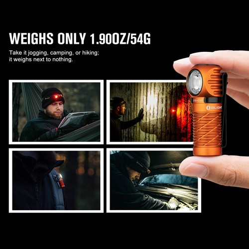 Olight Perun 2 Mini Headlamp 1100 Lumens Rechargeable,EDC Handheld Flashlight - Picture 9 of 55