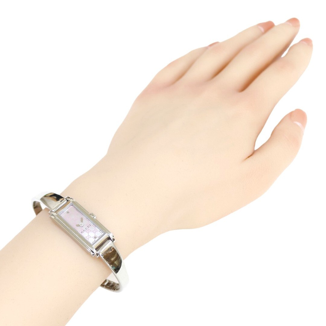 【電池交換済】GUCCI グッチ 腕時計 109 GG柄 ピンク シェル s-l400.jpg