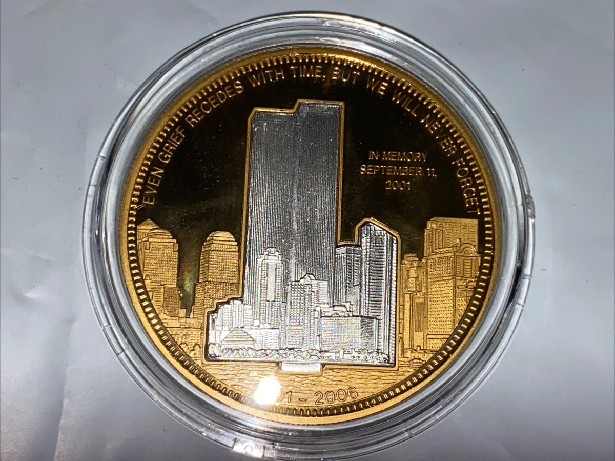 World Trade Center 5th Anniversary Gold & Silver