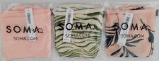 3 SoMa Vanishing Edge Microfiber High Leg Bikini Panties Size L Large NWT