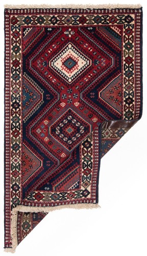 Yalameh Hand-Knotted 53 1/2x31 1/2in-Nomadic, Oriental, Rug, Carpet, - Picture 2 of 11