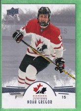 2016 Upper Deck Team Canada Juniors #79 Noah Gregor