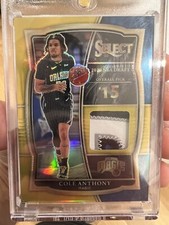 COLE ANTHONY 2020 Panini Select GOLD PRIZM 4-Color Patch 6/10 RC *New 1-Touch*