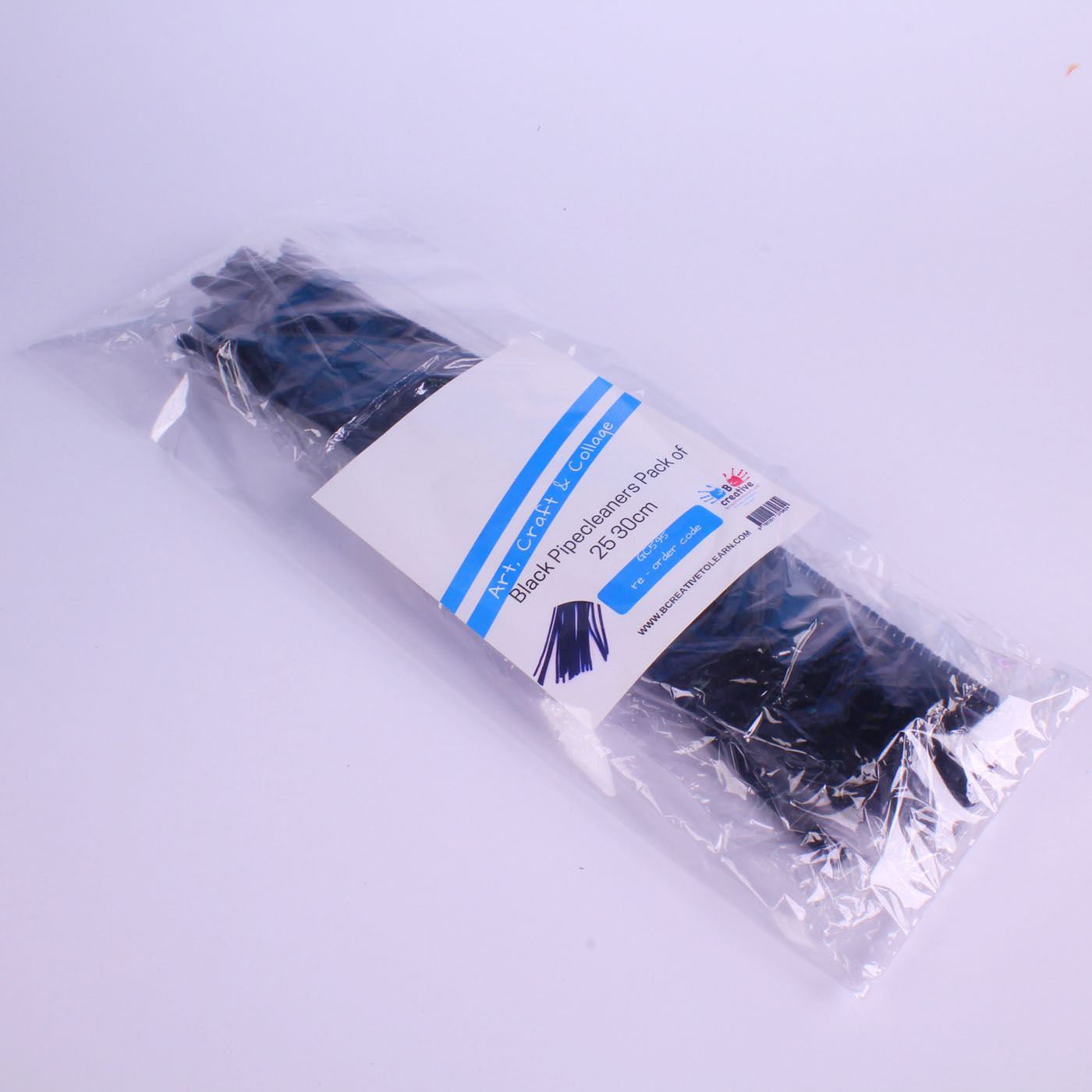 Black Pipe Cleaners Long Flexible Soft Craft Stems 30cm Pack of 25 eBay