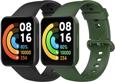 Moko 2 Stück Armband Kompatibel Mit Redmi Watch 2 Lite/Xiaomi Poco Watch, Weiche