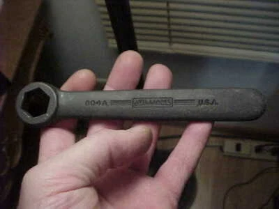 NOS Williams 804A Lathe Tool Holder Post Machine Wrench USA 3/4" 6 Point