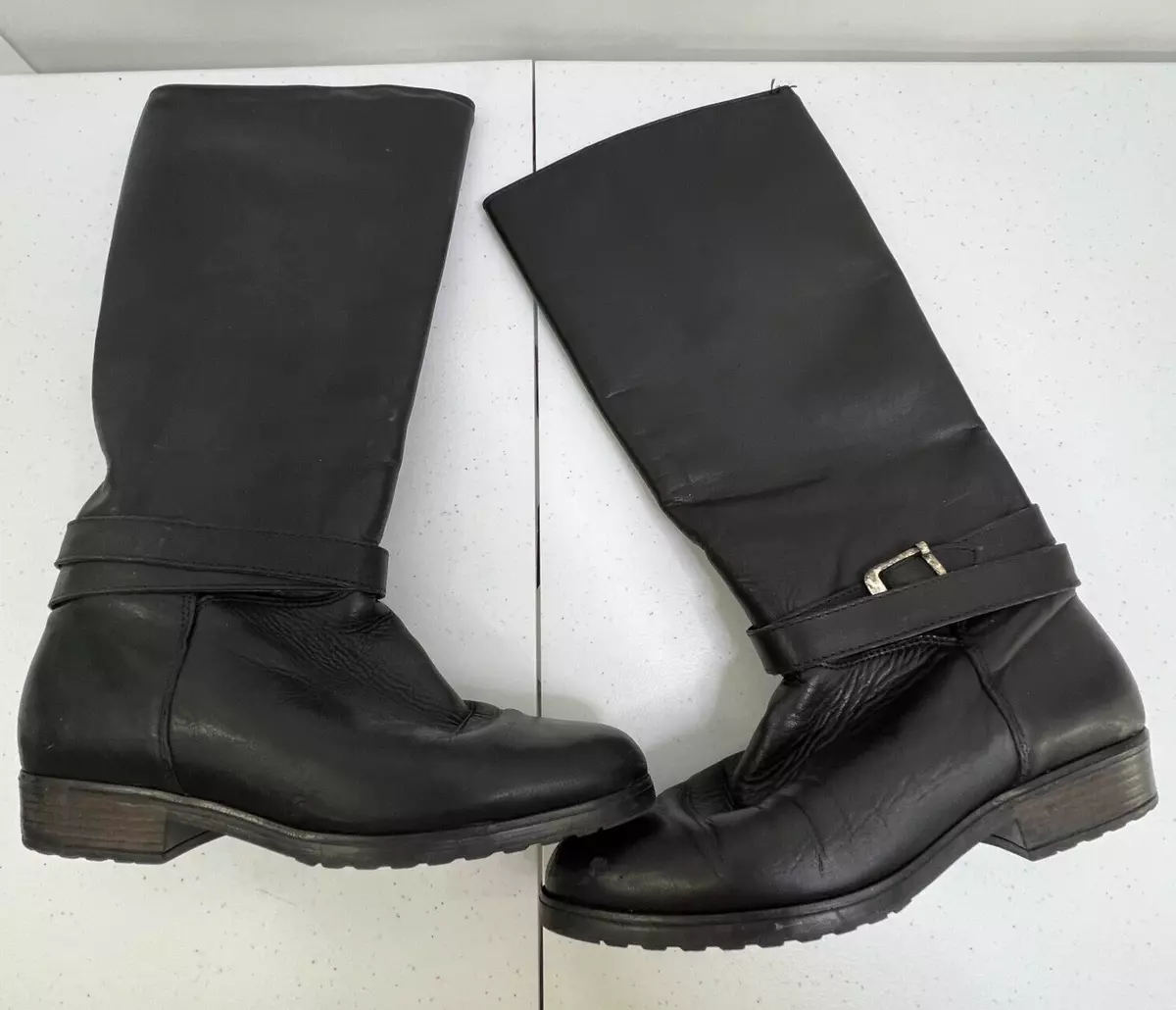 Santana canada black leather boots sale