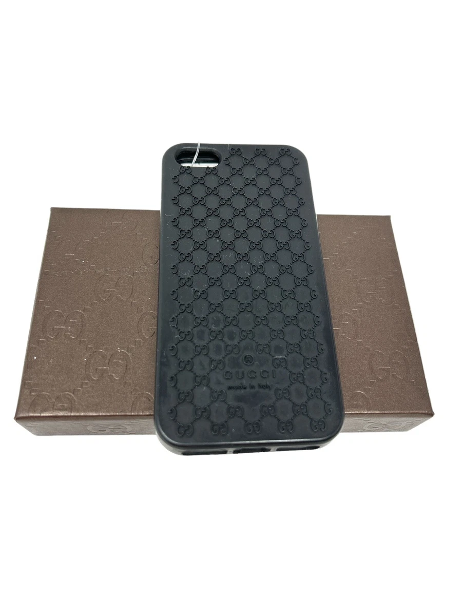 Gucci Custodia iPhone 5 Bioplastic Phone Case, Black Italy