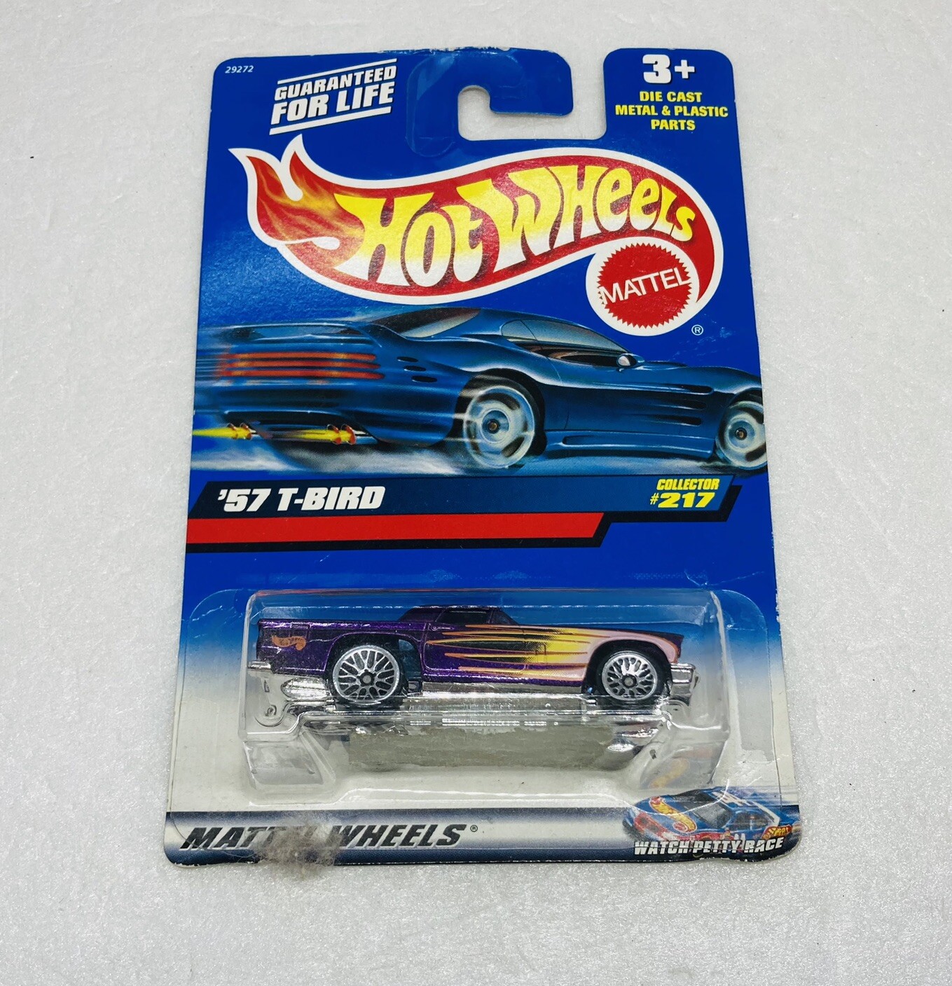 2000 Hot Wheels ‘57 T Bird Collector #217 Mattel 0