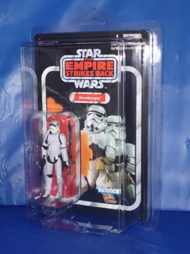 STAR WARS THE VINTAGE COLLECTION UNPUNCHED STORMTROOPER FIGURE VC41 W STAR CASE