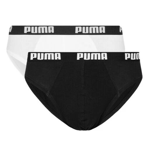 Puma Mens Briefs 2 Pack Basic Underwear