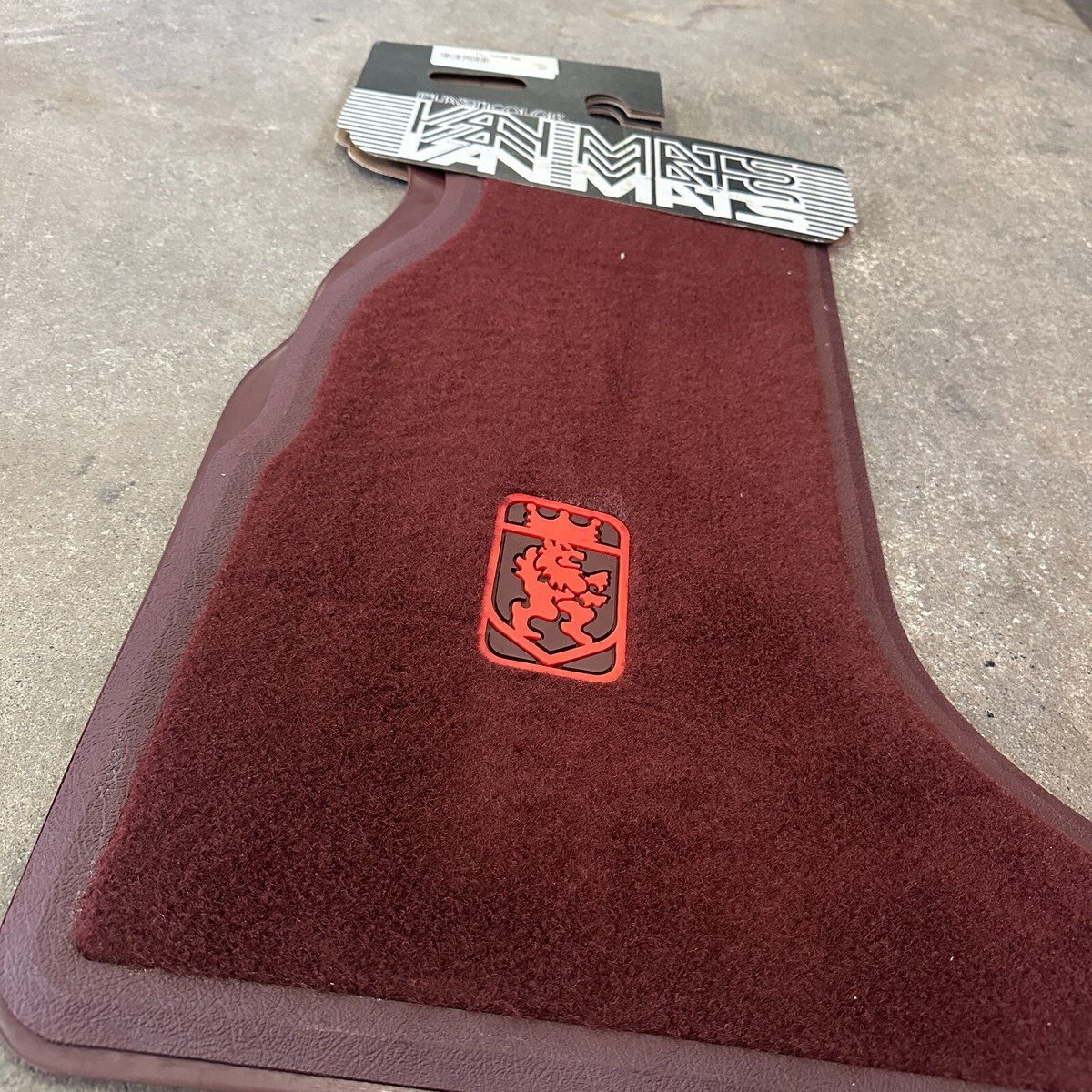 NOS Plasticolor Van Floor Mats Ford Van 75-91 Custom Deadstock Red 
