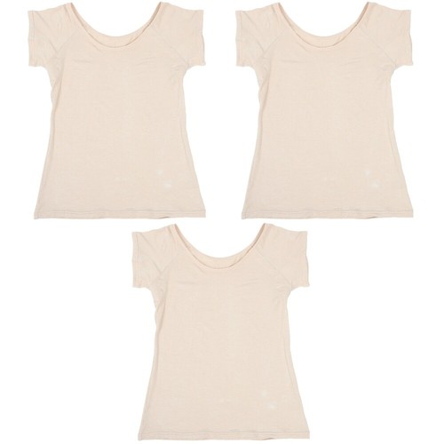 3 PCS Weste Mit Schweißpolster Damen Fitness Achselschweißpadweste - Bild 4 von 12