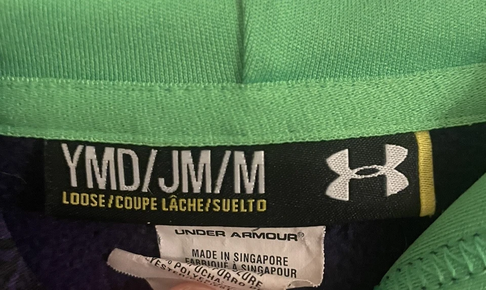 Under Armour Niños Batman Sudadera con Capucha Sudadera YSM Calce Suelto Negro Joker Juvenil Talla M Foto 2 de 4