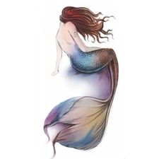 Creative Men And Women Temporary Tattoos Waterproof Stickers Mermaid