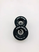 Pro Track "3D Black Turbine" 1 1/16 Tall x .500 wide 1/24 Slot Car Drag Tires