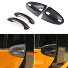 Fits 2009-2015 Smart Fortwo 451 Matte Black Door Handle Trim Cover