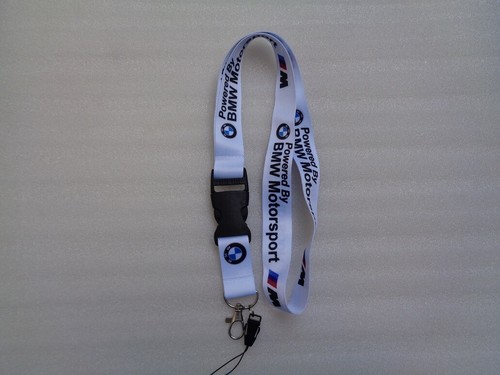 Cordino bmw Laccetto Portachiavi da Collo 50cm Sgancio Rapido * - Foto 5 di 5