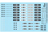 Gofer Racing 11032 1/24-1/25 Gauges and Dashboards Watersliding Decals