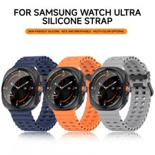 Silicone Sport Band For Galaxy Watch Ultra 47MM Breathable Soft Waterproof Strap