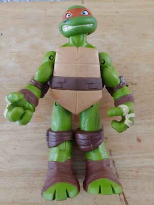 MICHAELANGELO 10'' Poseable Figure TMNT Ninja Turtles 2012 Viacom Playmates