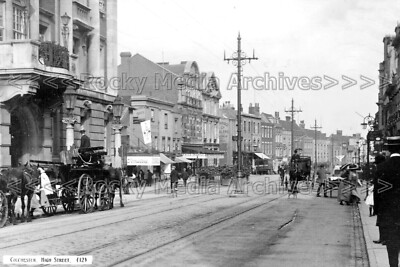 Rrb-70 Busy Street View, High Street, Colchester, Essex. Foto