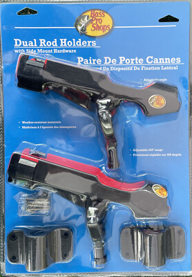 Dual Rod Holders with Side Mount Hardware Bass Pro Shops Adjustable ...
