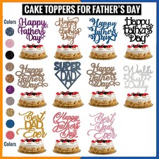 Happy Fathers Day Cake Topper Daddy Dad Super DAD Cake Topper Daddy's Gift Cake