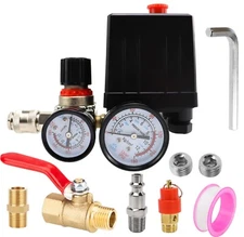 Pressure Switch Manifold Regulator Gauges Air Compressor Pressure Switch Control