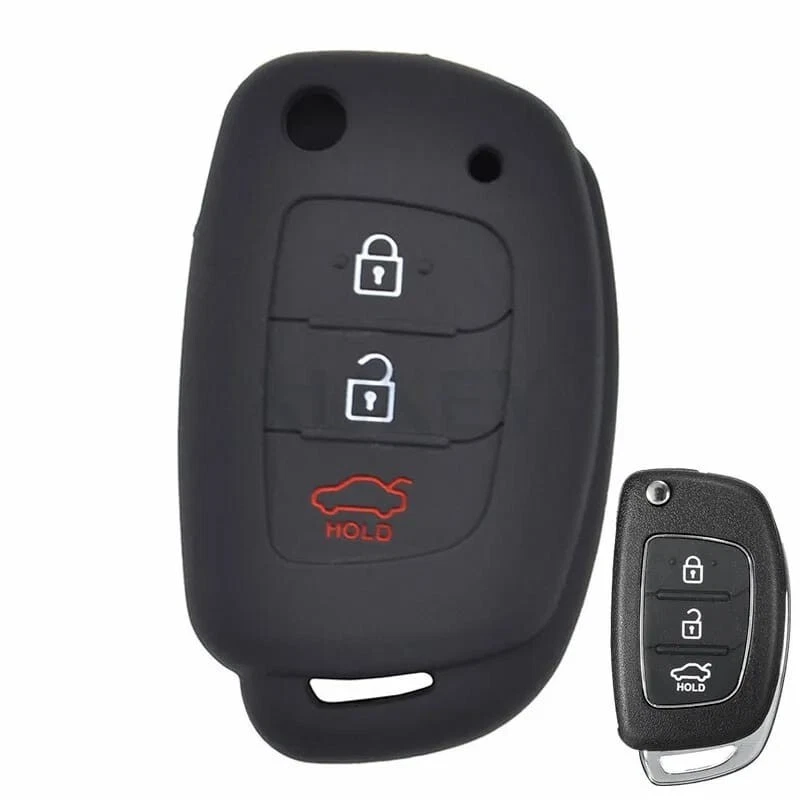 2 PCS Protettiva in Silicone per Chiave Auto a 3 Tasti, Custodia Protettiva per Telecomando Auto, Compatibile con Diversi Modelli di Chiavi, Resistente e Leggera, Disponibile in Varie Colorazioni