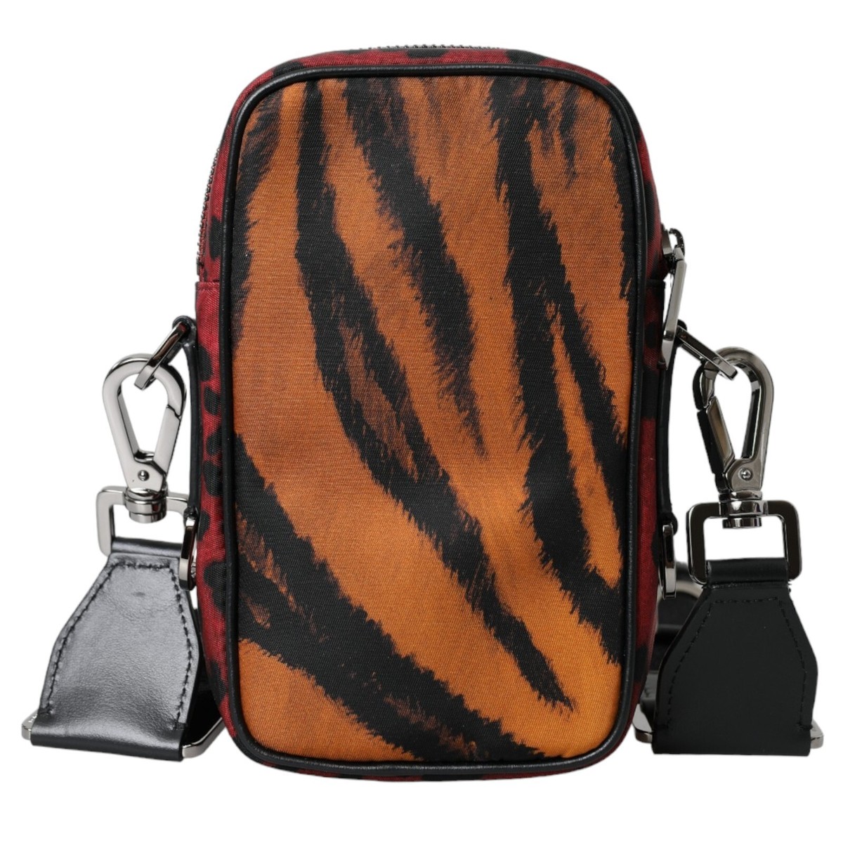 DOLCE & GABBANA ダッフルバッグ【関税送料込】 DOLCE & GABBANA Bag Multicolor Tiger Print Nylon Logo Cross
