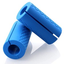 Thick Barbell Grips / Silicone Dumbbell Handles Weightlifting Gym 2pcs