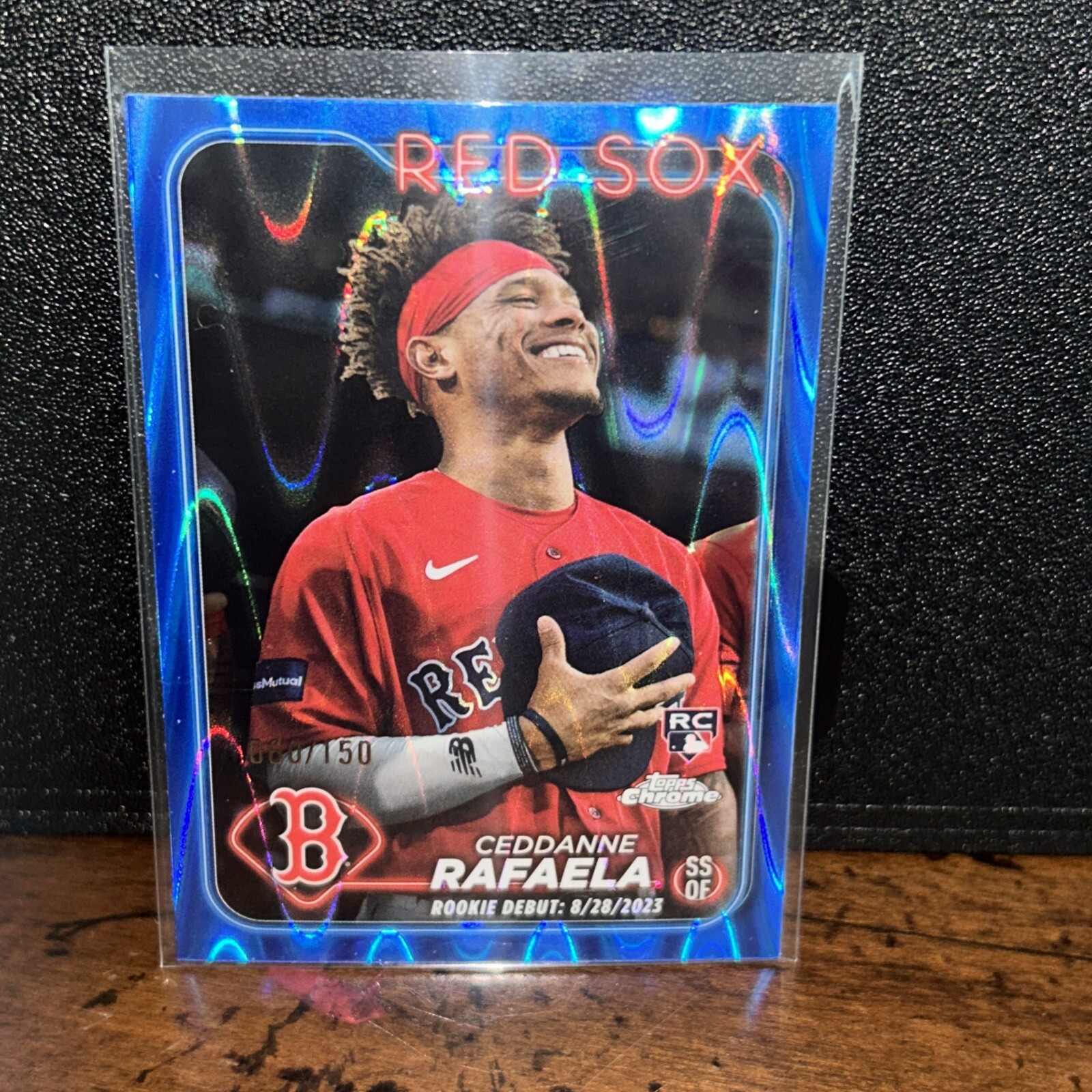 2024 Topps Chrome Update - Blue RayWave Refractor #USC44 Ceddanne Rafaela /150