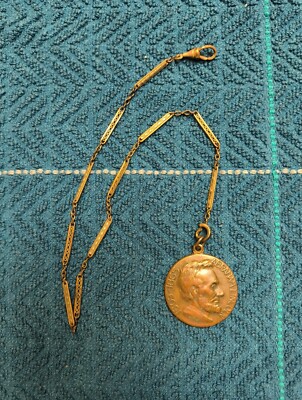 Illinois Watch Co Abraham Lincoln Watch Fob