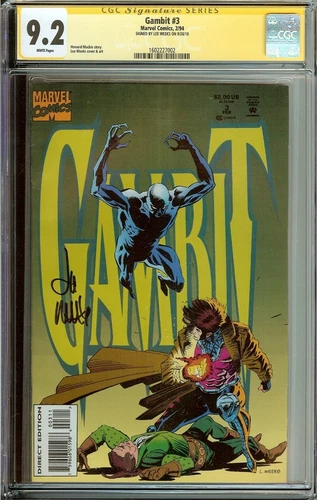 Gambit #3 Limited Series CGC 9.2 Signed Lee Weeks + FREE BOOKS