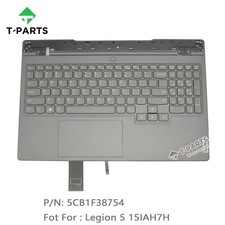 New For Lenovo Legion 5 15IAH7H Palmrest Cover US Keyboard Touchpad 5CB1F38754