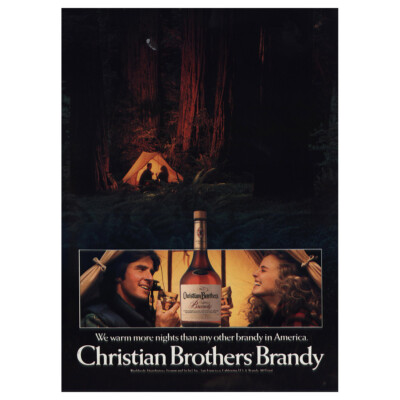 1982 Christian Brothers Brandy: We Warm More Nights Vintage Print Ad