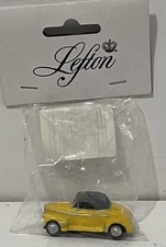 Lefton Roadside USA Diecast HO Car #10503 - Yellow NIB-CL