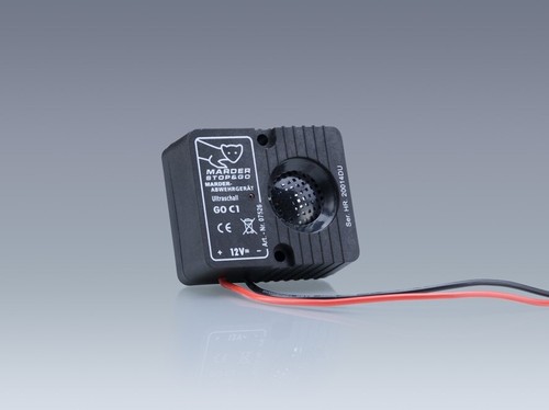 STOP & GO Marderabwehr Ultraschall-Gerät Mit 2 Lautsprecher Befestigungswinkel 109587