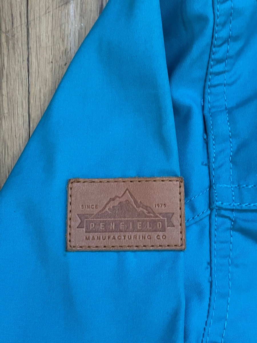 Penfield Hudson Wax Cloth 65/35 Sky Blue Anorak Parka Shell