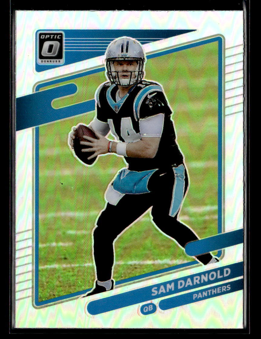 Sam Darnold 2021 Donruss Optic #159 Holo Carolina Panthers