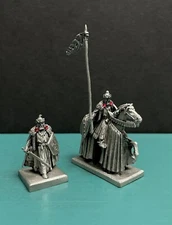 Rawcliffe Pewter King Arthur Round Table Knight Excalibur Sword Figurine OOP D&D