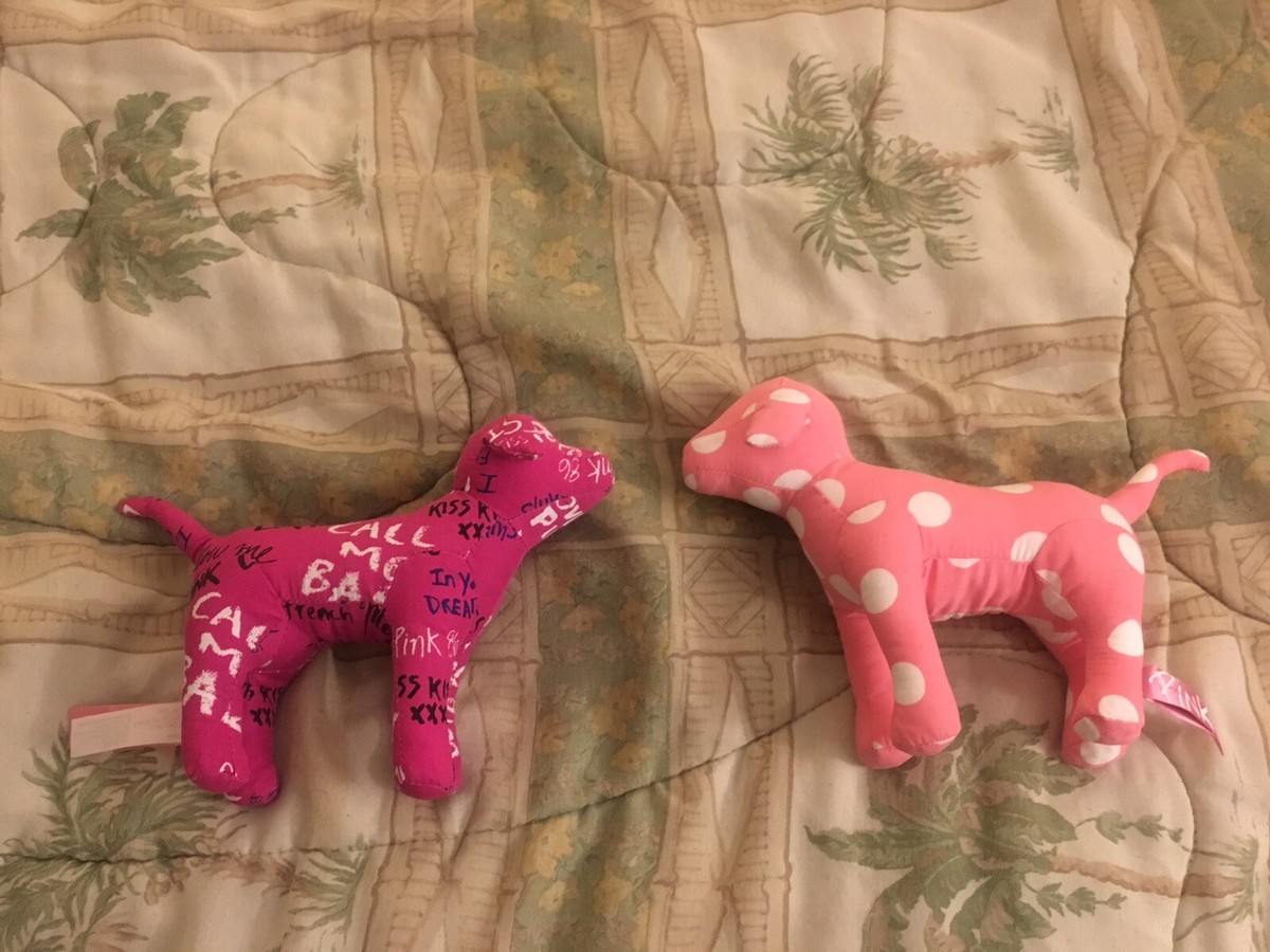 Victoria's Secret Pink Dog Plush - 2 For 1 Price | eBay