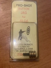 Pro-Shot Button Brass Jag .45 Caliber - Model J45- Free Shipping