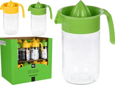 Glas Fruchtpresse Zitrone Limette Orange Zitruspresse Handpresse Praktische Kanne