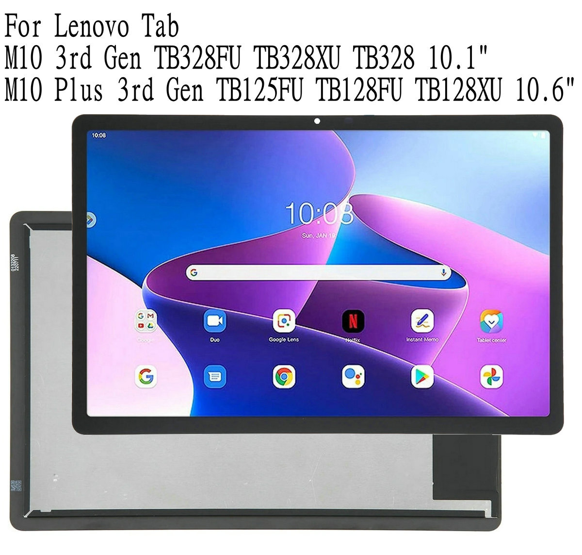 Touch Screen LCD Display For Lenovo Tab M10/M10Plus 3rd Gen