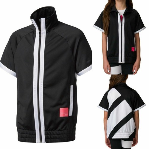 Adidas Girls Vest Full Zip Short Sleeve 