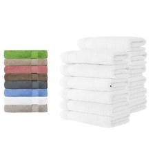 Premium Washcloths Towels 12x12 Pack of 12 640 GSM 100 Turkish Cotton Soft