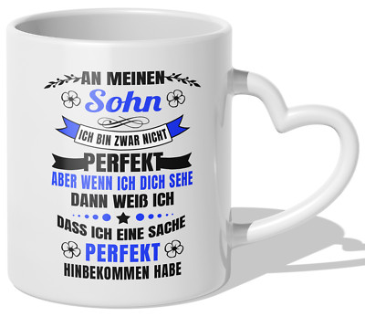 Sohn Geschenk zum Geburtstag 18 Jahre Kind Tasse Weihnachten von Mutter Vater